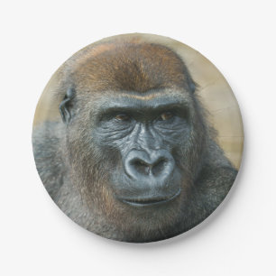 Gorilla Paper Plate