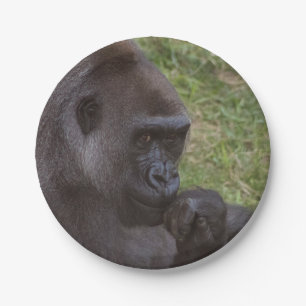 Gorilla Paper Plate