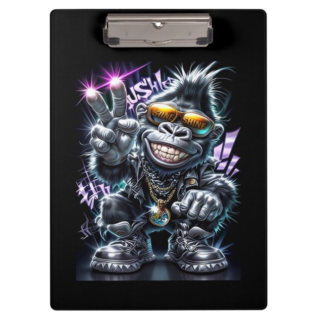 gorilla peace clipboard (Front)