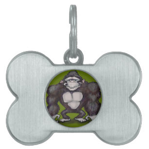 Gorilla Pet Tag