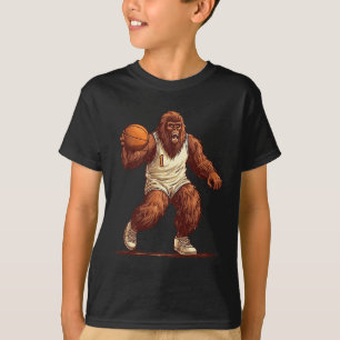 Gorilla Playing Basketball Fun Gorilla Basketball  T-Shirt