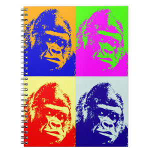 Gorilla Pop Art Notebook