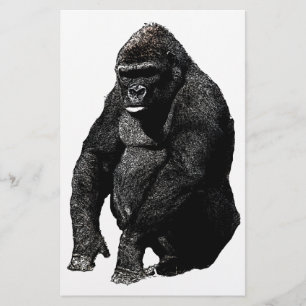 Gorilla Pop Art Stationery