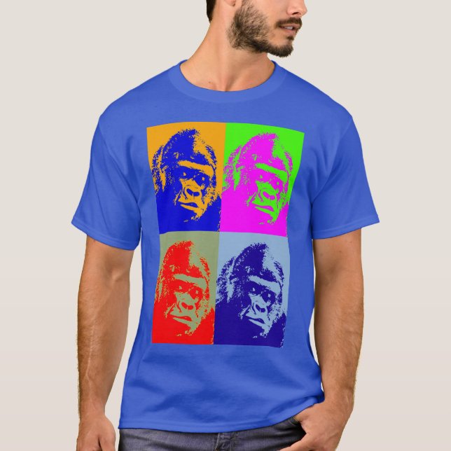 Gorilla Pop Art T-Shirt (Front)