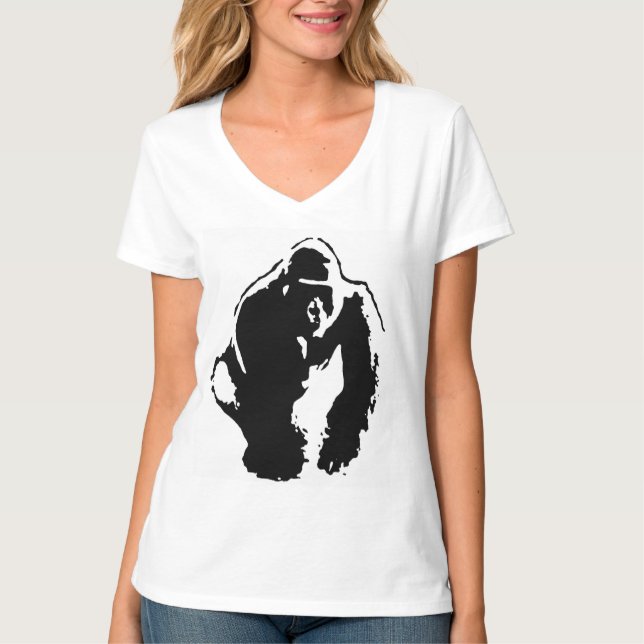 Gorilla Pop Art T-Shirt (Front)