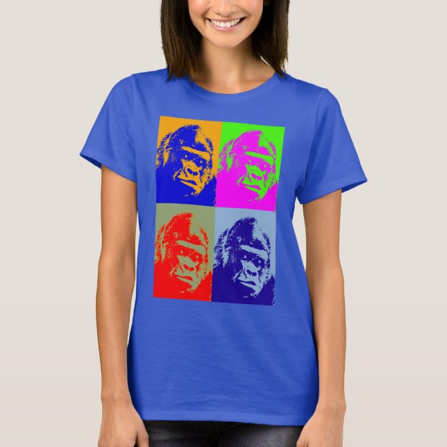Gorilla Pop Art T-Shirt (Front)