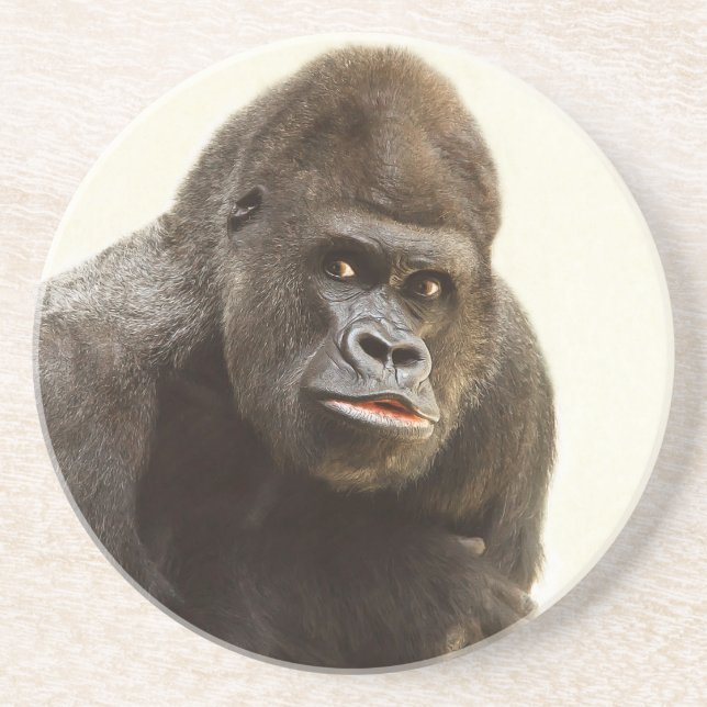 Gorilla Pout Coaster (Front)