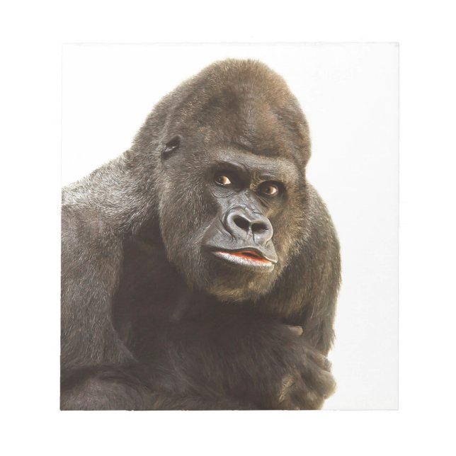 Gorilla Pout Notepad (Front)