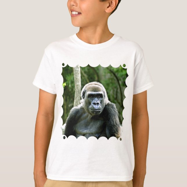 Gorilla Profile Kid's T-Shirt (Front)