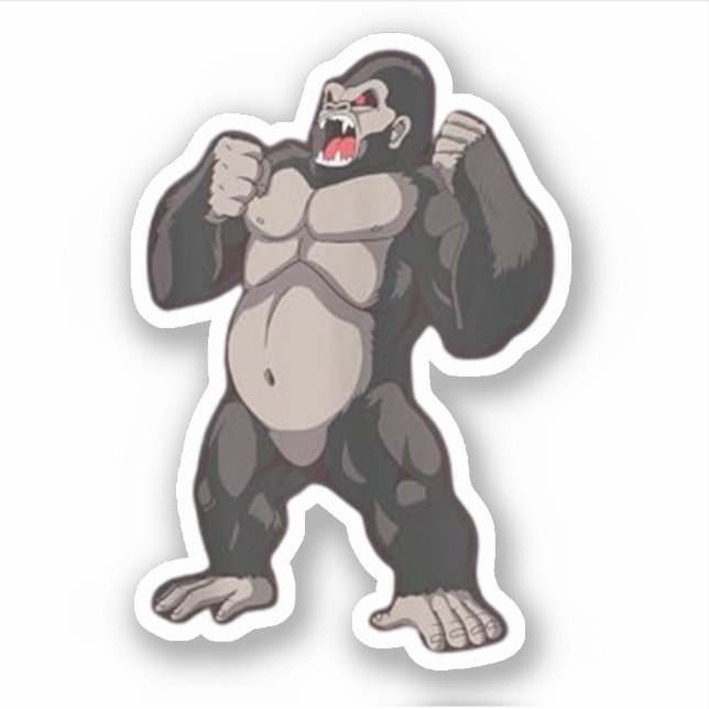 Gorilla Roaring Ape Monkey (Front)