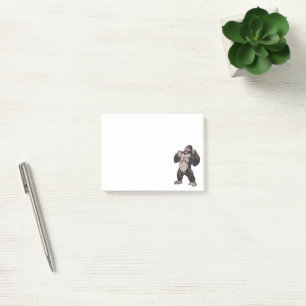Gorilla Roaring Ape Monkey Post-it Notes