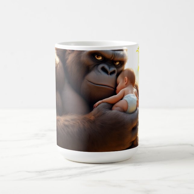Gorilla’s Embrace Coffee Mug (Center)