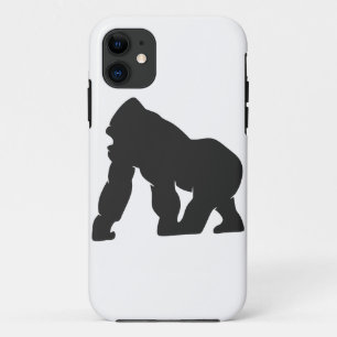 Gorilla silhouette Case-Mate iPhone case