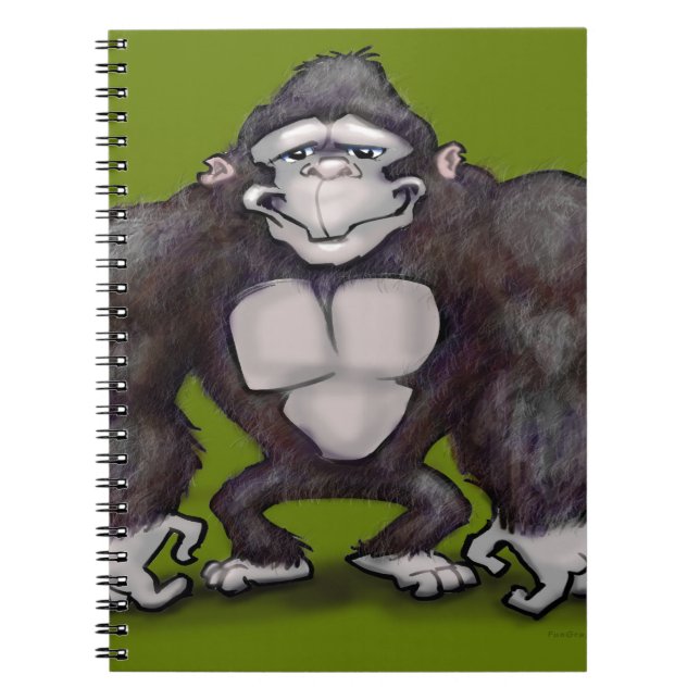 Gorilla Spiral Notebook (Front)