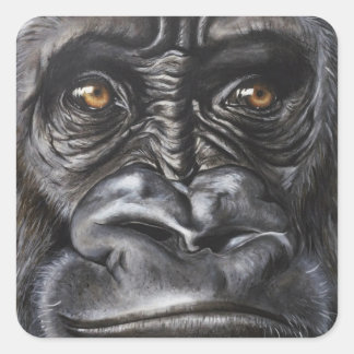 Gorilla Square Sticker