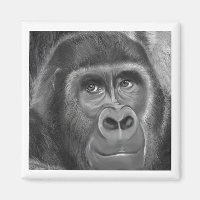 Gorilla sucking fingers Magnet2 FINGER SUCKING GOR Magnet (Front)