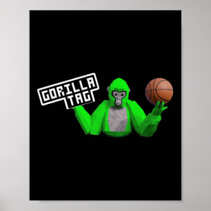 Gorilla Tag Vr Gamer For Kids Bysketbyll  Poster