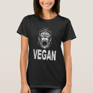 Gorilla Vegan Vegetarian Animal Love Eat Healthy T-Shirt