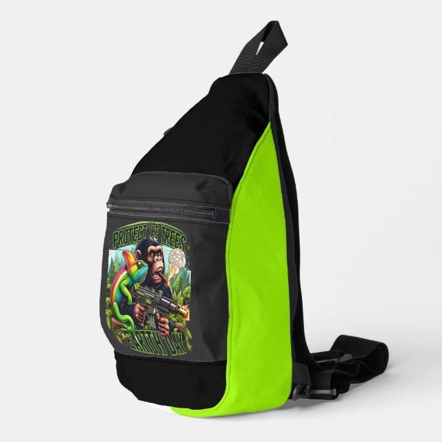 Gorilla Warriors Sling Bag (Right Corner)