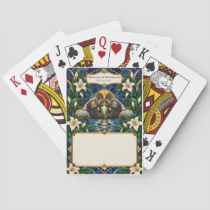 Gorilla Wedding Guest Book Signing Deck Playing Cards