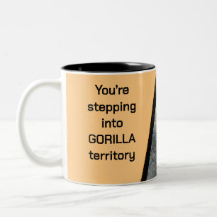 Gorilla Welcome Two-Tone Coffee Mug