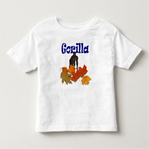 Gorilla wild animals kids t-shirt