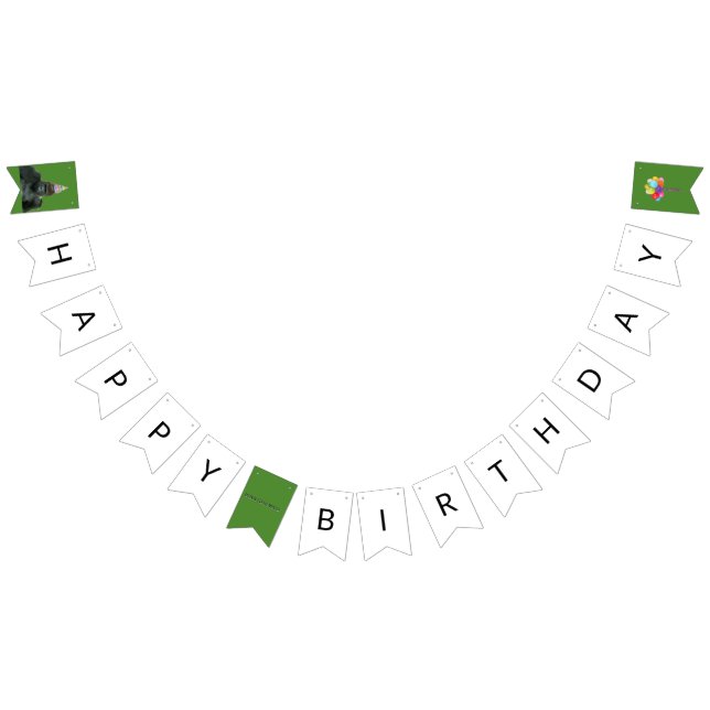 Gorilla with Balloons Birthday Joy Bunting (All)