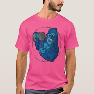 Gorilla Workout Beast Weight Lifting Bodybuilding T-Shirt