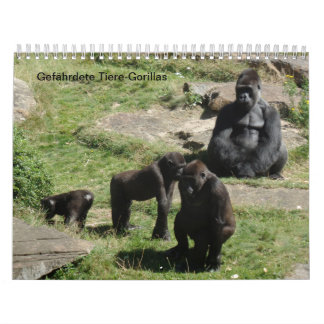 Gorillas as a calendar