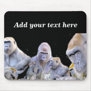 Gorillas & Chimpanzees_ Mouse Pad