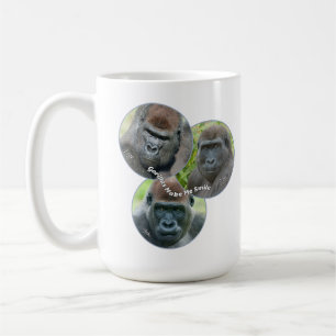 Gorillas Make Me Smile Coffee Mug