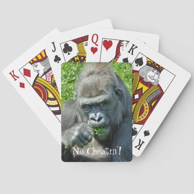 GORILLAS  PLAYING CARDS (Back)