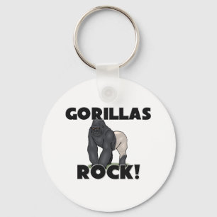 Gorillas Rock Key Ring