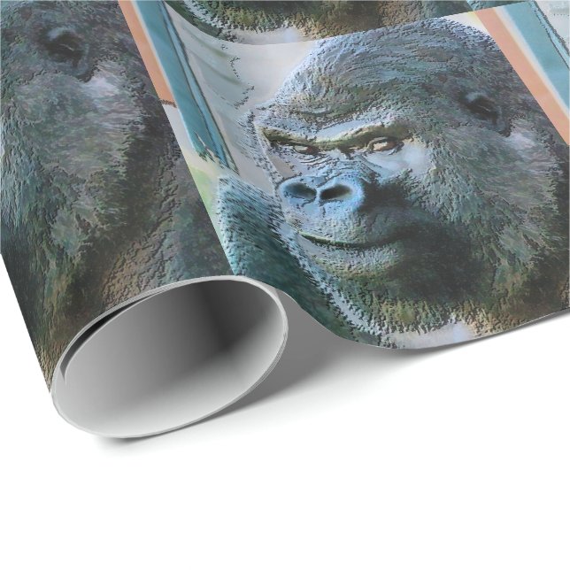 GORILLAS WRAPPING PAPER (Roll Corner)