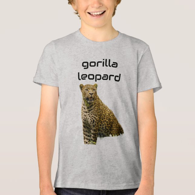 Gorilleopard: The Spotted Titan Tri-Blend Shirt (Front)