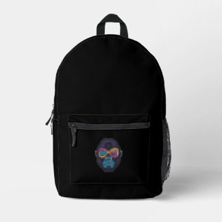GORILLUMINATE D401 black Printed Backpack