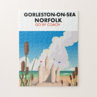 Gorleston-on-Sea Norfolk beach poster