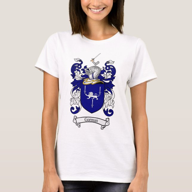 GORMAN FAMILY CREST -  GORMAN COAT OF ARMS T-Shirt (Front)