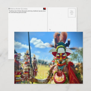 Goroka, Papua New Guinea Travel Postcard