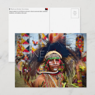 Goroka, Papua New Guinea Travel Postcard