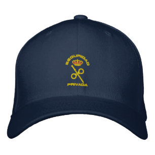 Gorra Bordada Private Security Spain Embroidered Hat