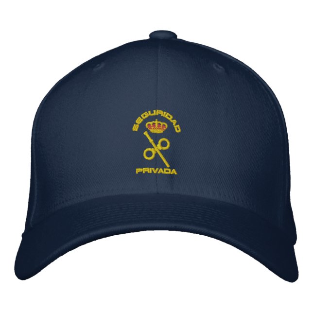 Gorra Bordada Private Security Spain Embroidered Hat (Front)
