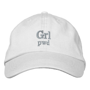Gorra Grl pwd Embroidered Hat