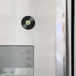 Gorst Records Retro Style Button Magnet