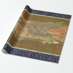 Goryeo Dynasty Bhikkhu Buddhist Monk Kshitigarbha Wrapping Paper