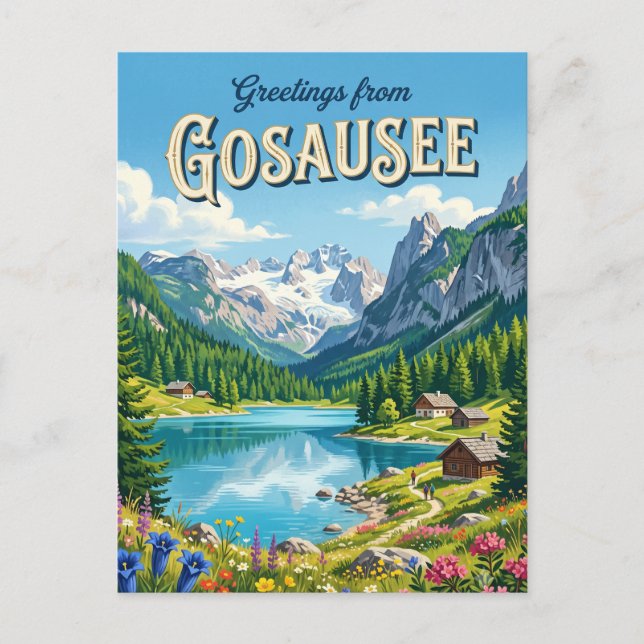 Gosausee Austria Postcard (Front)