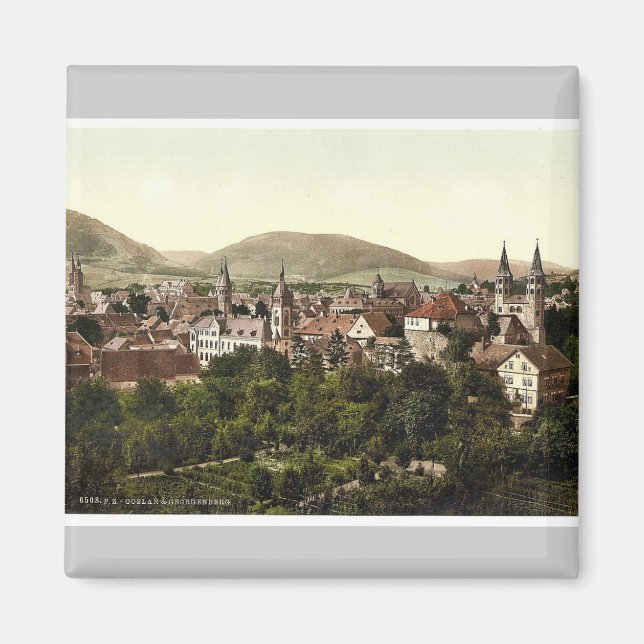 Goslar and Georgenberg, Hartz, Germany classic Pho Magnet (Front)
