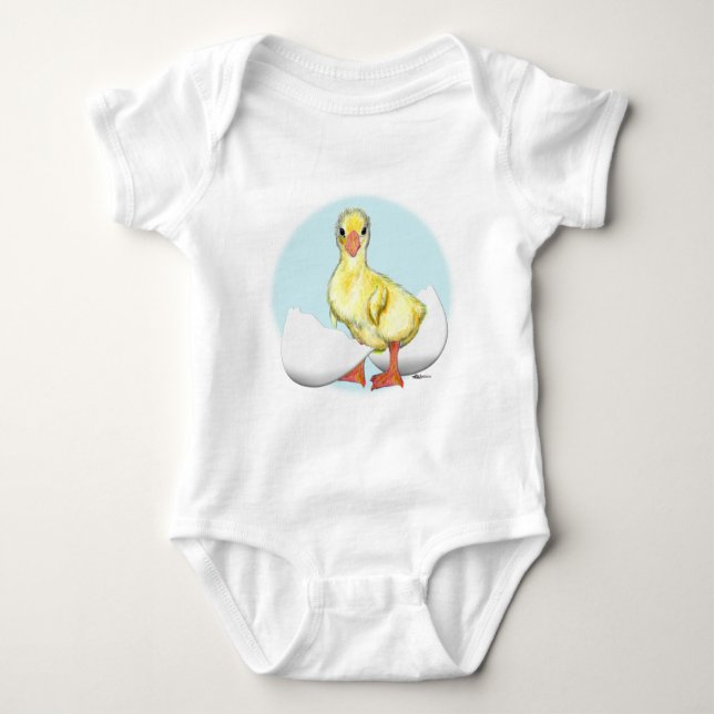 Gosling:  Just Hatched Baby Bodysuit (Front)