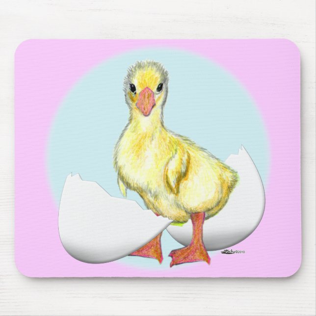 Gosling:  Just Hatched Mouse Pad (Front)