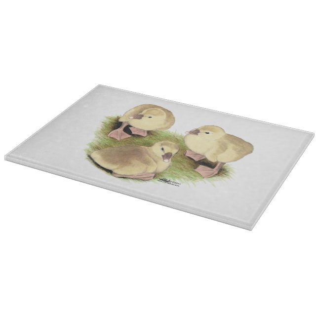 Goslings:  Buff African Cutting Board (Corner)